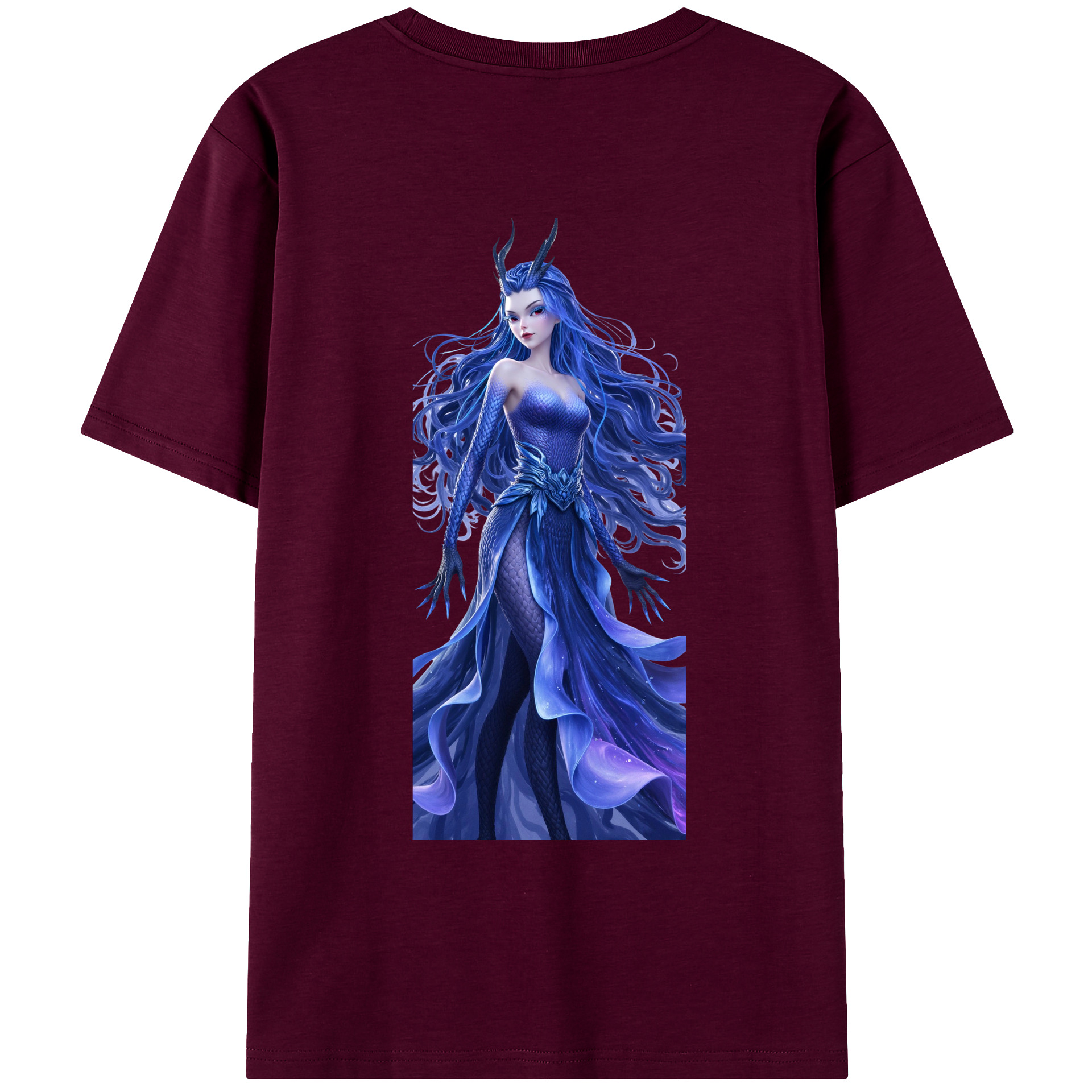 （画像用） Ne Zha 2 ナタ 魔童の大暴れ レディース半袖Tシャツ(バックプリント)